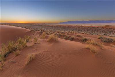 Kalahari Wüste_Sonnenuntergang